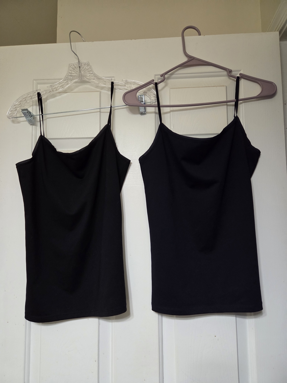 Ann Taylor Black Women's Spaghetti Strap Cami Two Tops